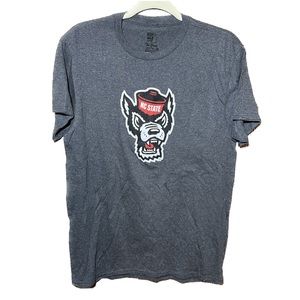 Gray NC State Wolfpack T-shirt